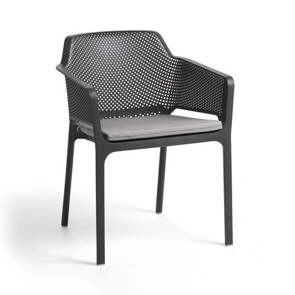Cuscino per Sedia Net in Resina Nardi - Bianco - immagine 2