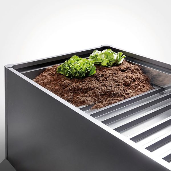 Fioriera Angolare Belvedere L200midi Biohort - 201 x 201 x H 61 cm - immagine 5