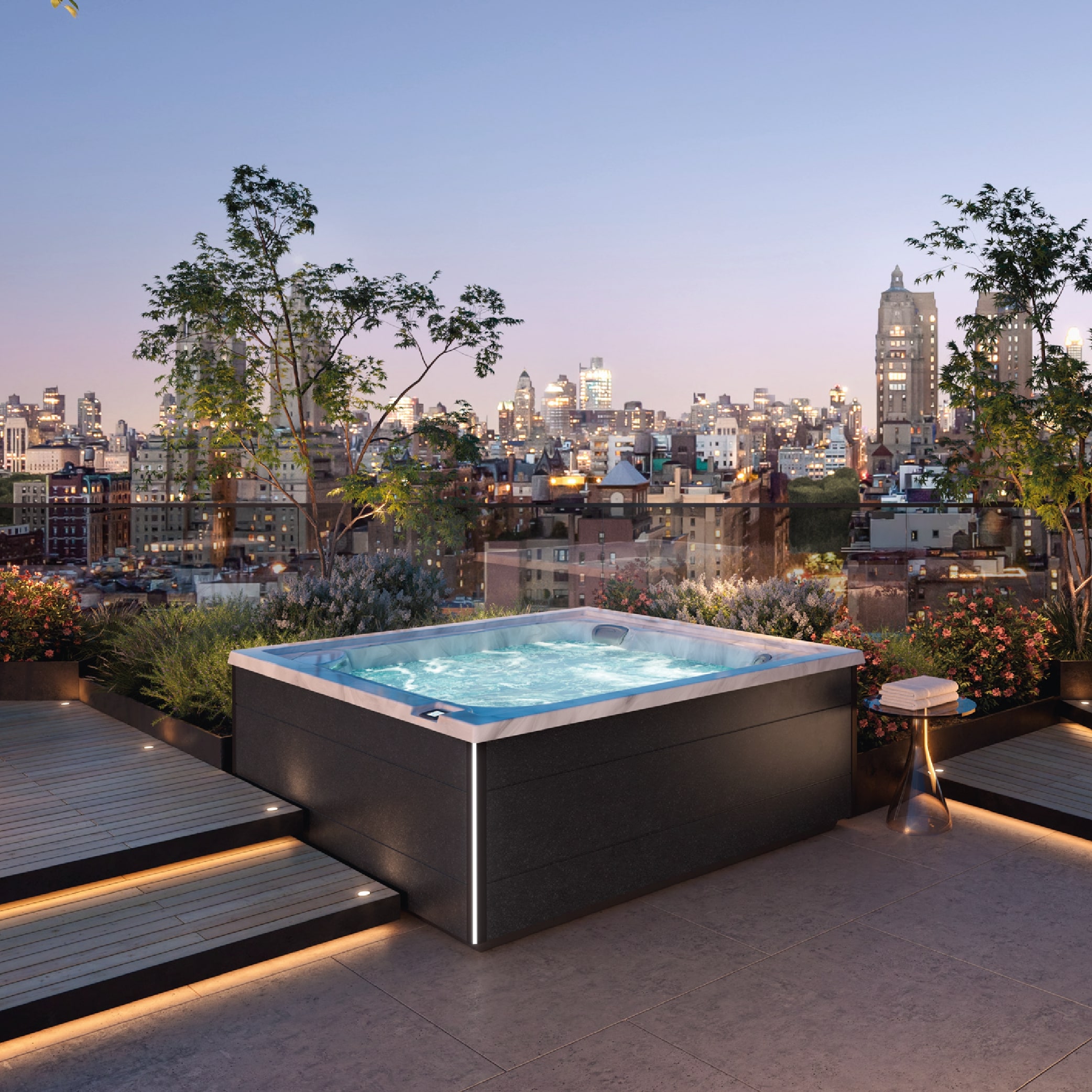 Minipiscina Idromassaggio Jacuzzi® J-LXL® - Smoked Ebony - immagine 3