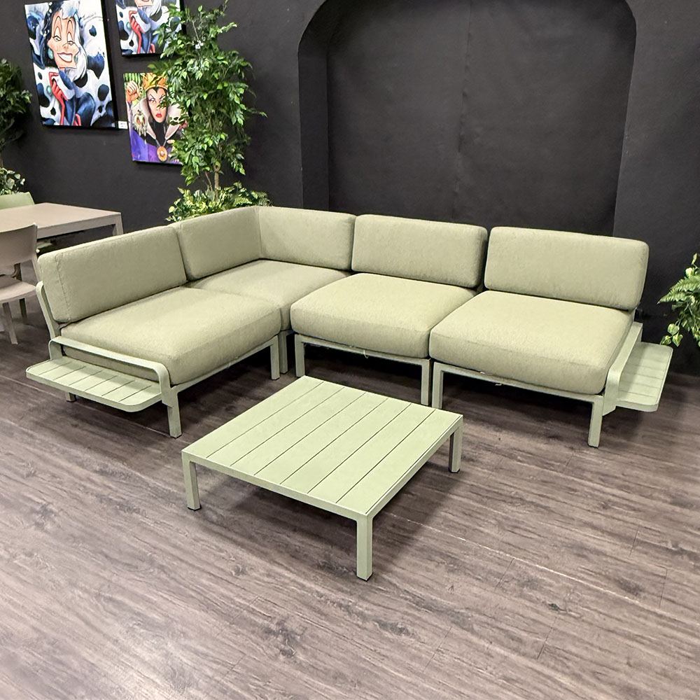 Salotto da Esterno Modulare Maximo in Resina Nardi - Cactus Timo