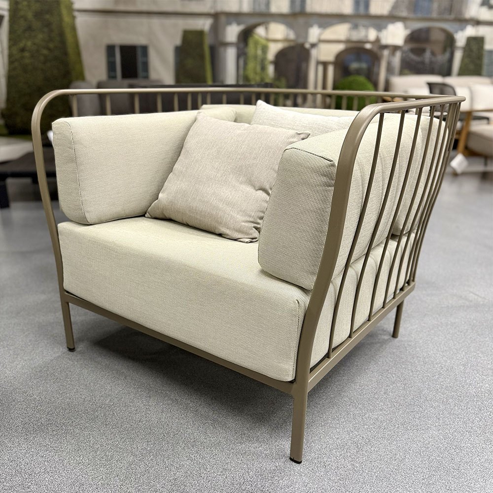 Salotto da Esterno Modulare Cannole in Alluminio Emu - Marrone D'India - immagine 4