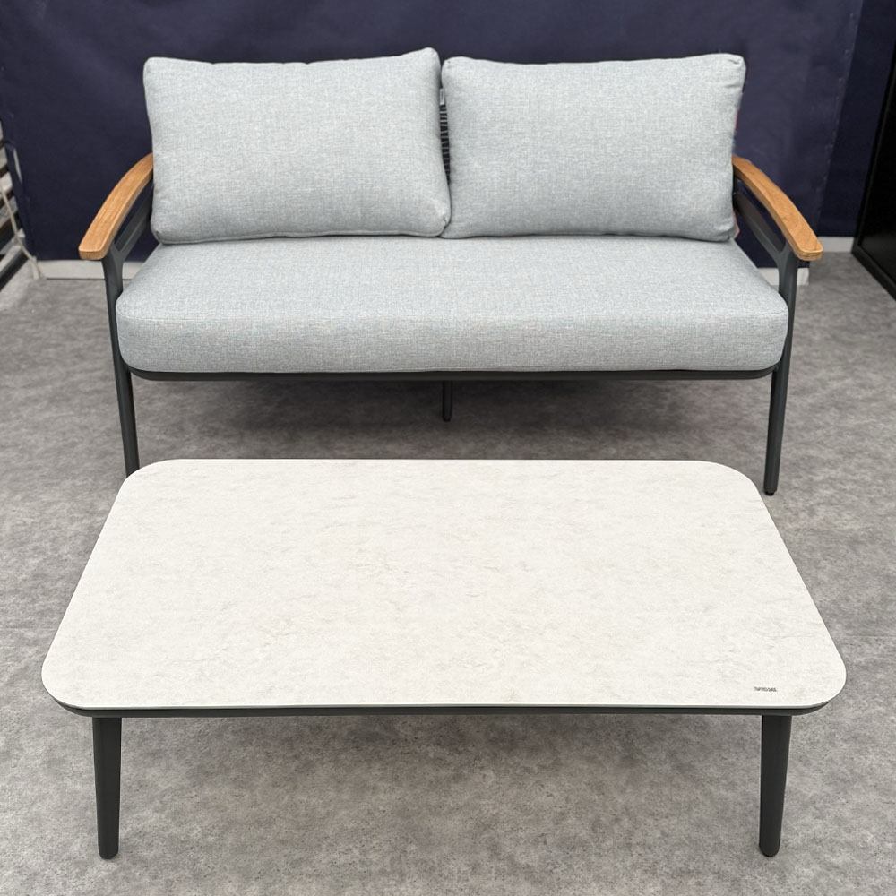 Salotto da Esterno Coimbra in Alluminio Giardinia Outdoor - Antracite