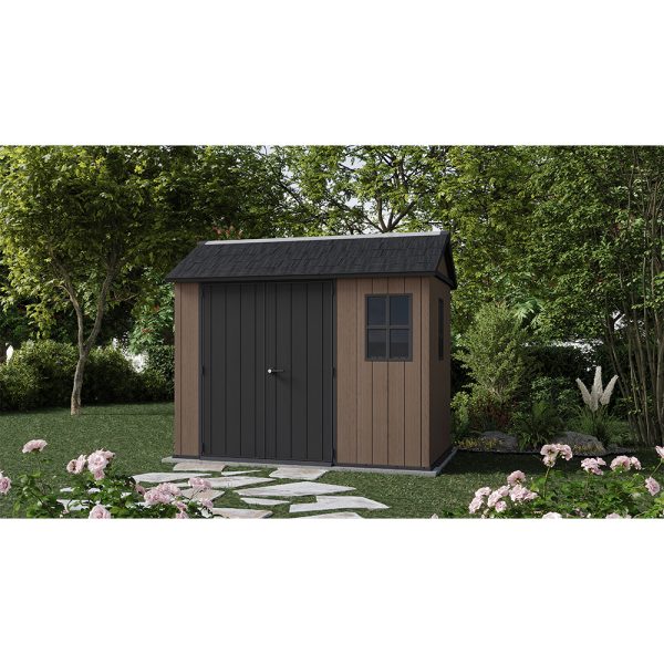 Casetta Porta Attrezzi per Esterno Newton+ 975/759 Keter - 287 x 230 cm - immagine 3
