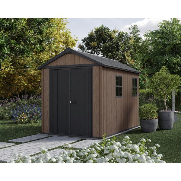 Casetta Porta Attrezzi per Esterno Newton+ 975/759 Keter - 287 x 230 cm - immagine 4