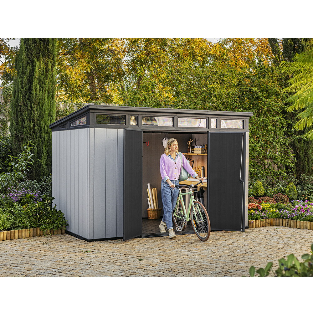 Casetta Porta Attrezzi per Esterno Artisan 11x7 Keter - 342 x 218 cm - immagine 2