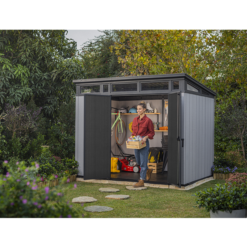 Casetta Porta Attrezzi per Esterno Artisan 9x7 Keter - 277 x 218 cm - immagine 2