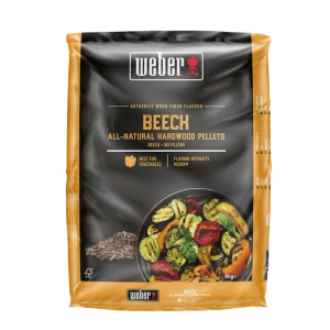 Pellet di Legno di Faggio Weber - Sacco da 8 kg